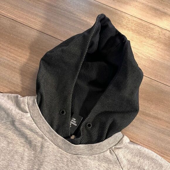 Adidas Grey Athletic Pullover Jacket Men Large‎ - Picture 3 of 5